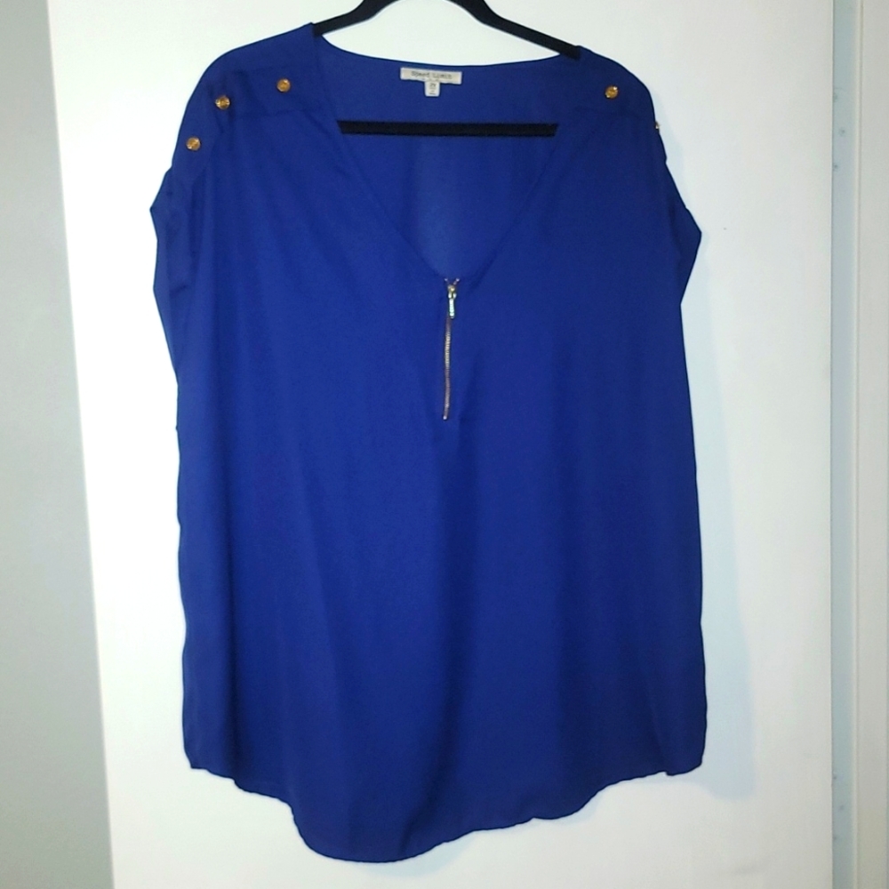 Blue blouse, never worn MPH speed limit